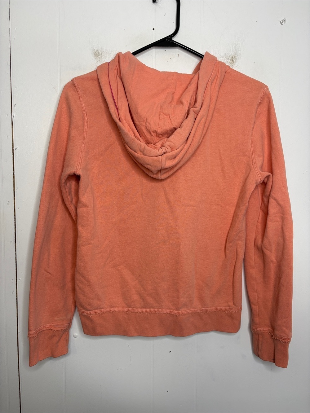 Aeropostale Jacket Womens Extra Small Zip Up Sweatshirt Spellout Y2K Peachy - Picture 2 of 7